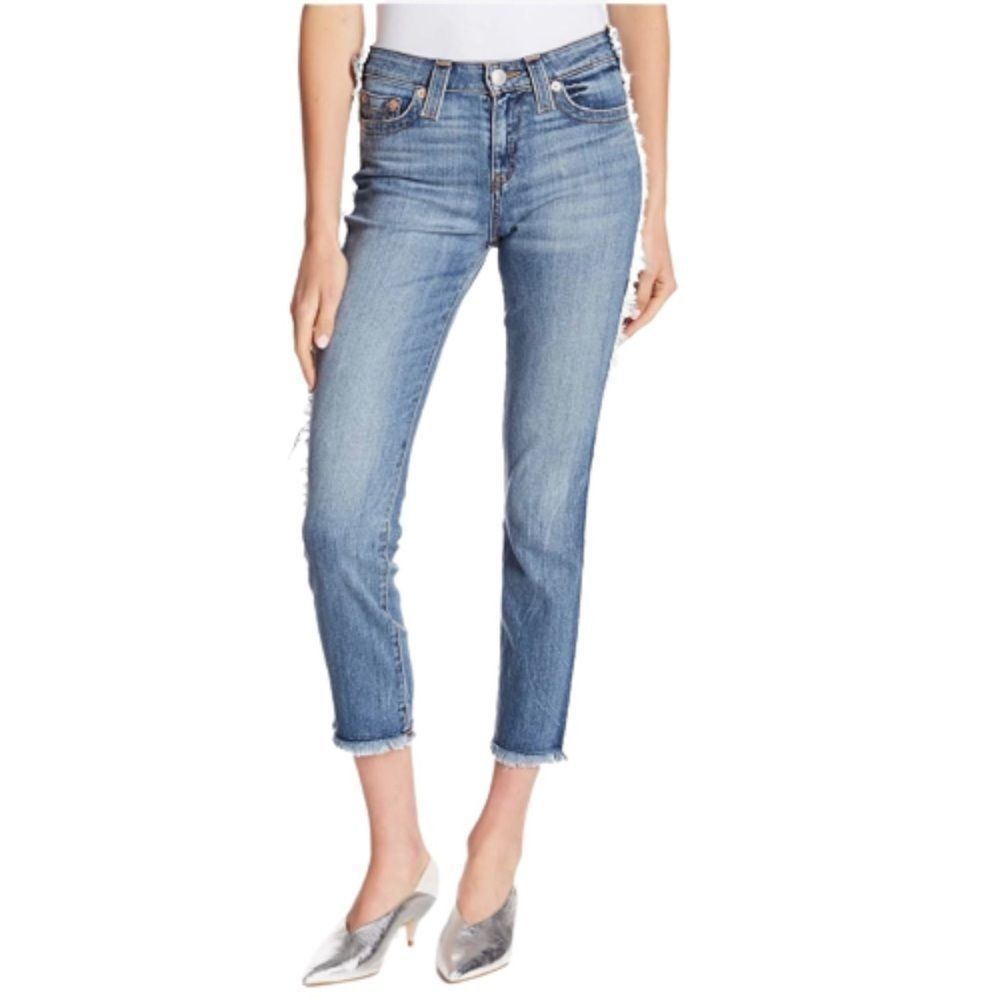 🆕True Religion Colette HR Tapered Skinny Jeans